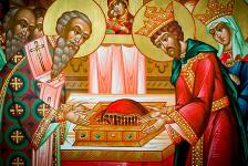 Божественная литургия в праздник положения честной ризы Господа нашего Иисуса Христа в Москве